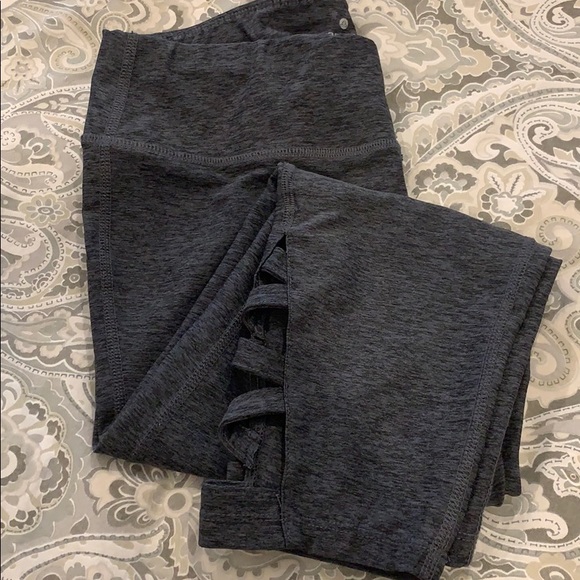 Apana Pants - Small Ankle Length Grey Leggings